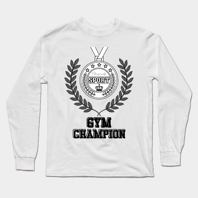 CHAMPION GYM Sport Gft Long Sleeve T-Shirt by m.raadalkaissi@gmail.com